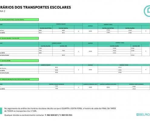 Horários Transportes Escolares 2 Novo — ampliar imagem