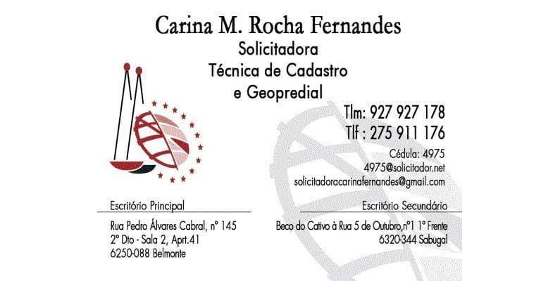 Carina M. Rocha Fernandes Solicitadora