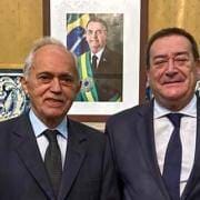 Presidente Da Câmara Municipal De Belmonte Apresenta Cumprimentos Embaixador Do Brasil