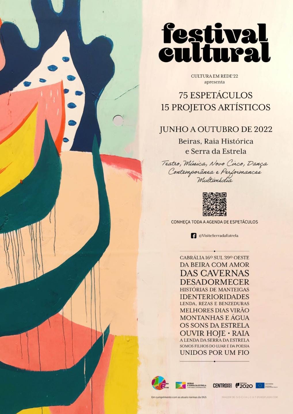 Cartaz Festival Cultural — ampliar imagem