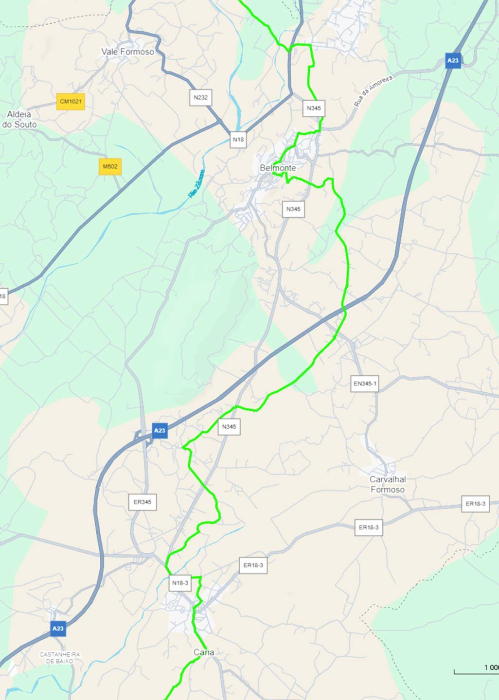 Mapa Caminhos De Santiago Via Portugal Nascente V2