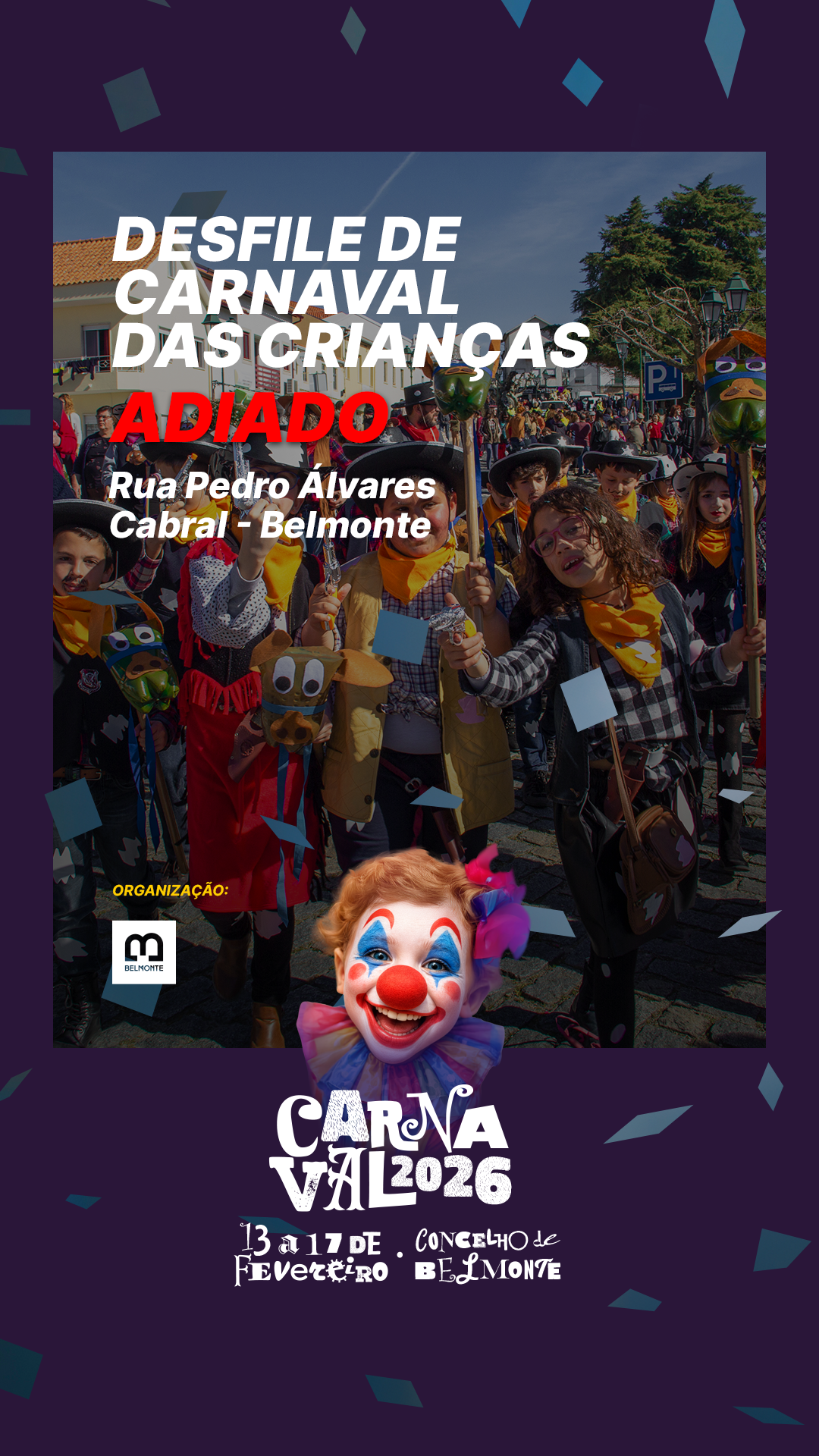 12 Carnaval 2026 Story Cancelamento